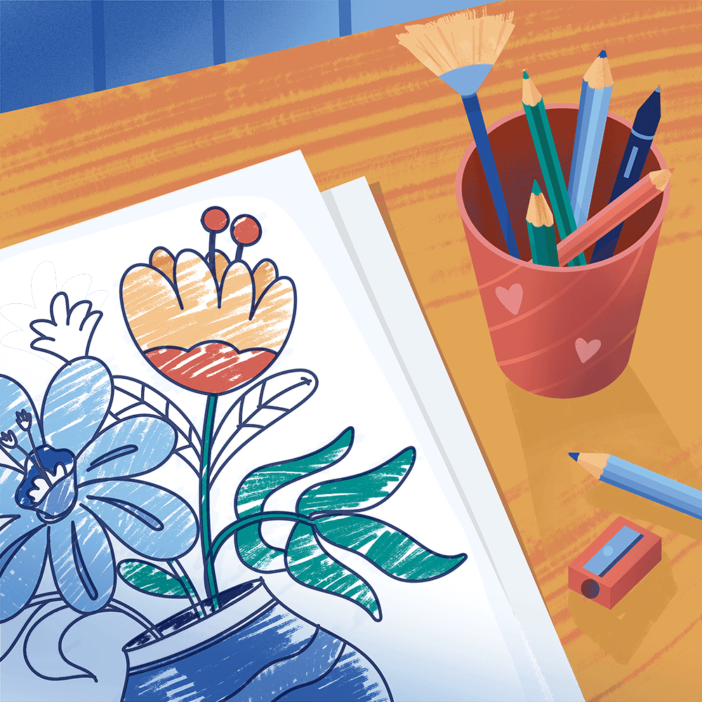 Mindful Coloring to Stop Thinking